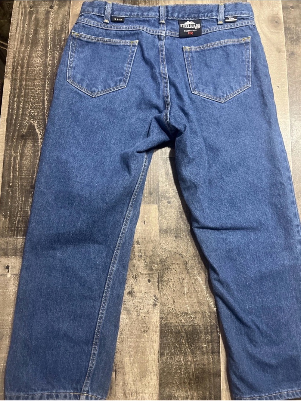 SteelGuard NFPA 2112 FR Men’s Blue Denim CAT 2 36x28 lot of 2 - Picture 5 of 12